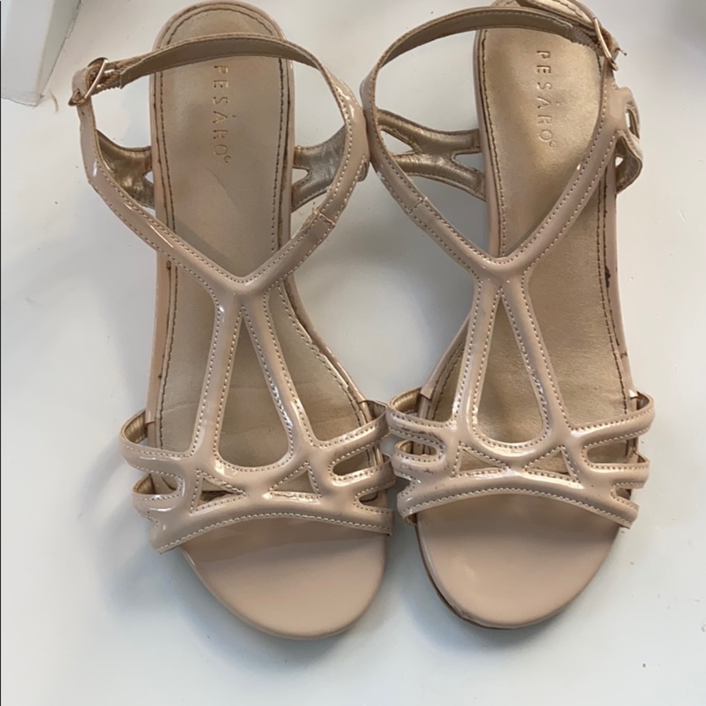 Cream Pesáro heels